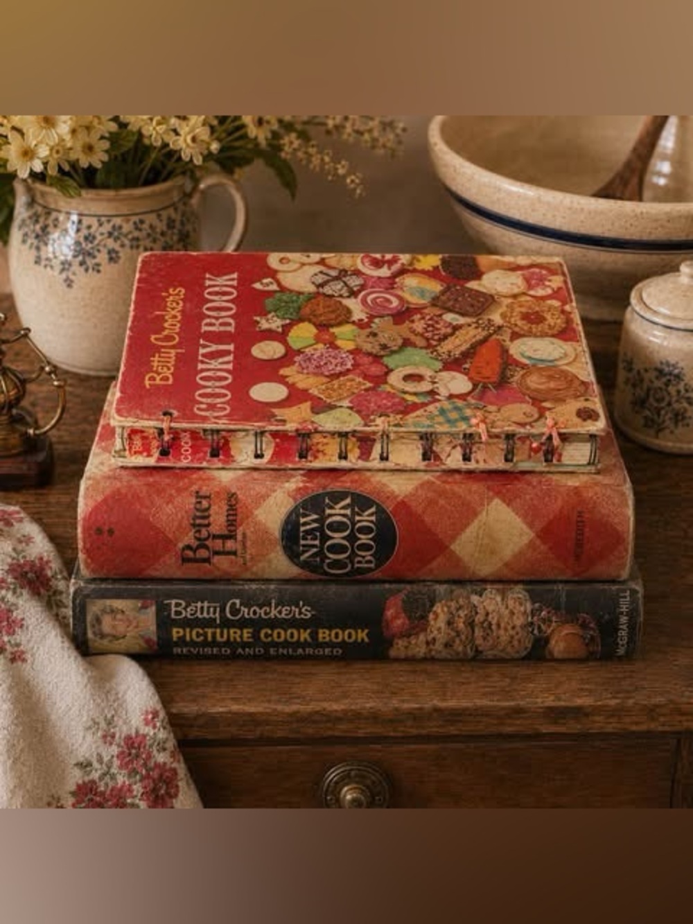 Vintage Cookbook Bundle | Betty Crocker & Better Homes | 3 Mid-Century Classics